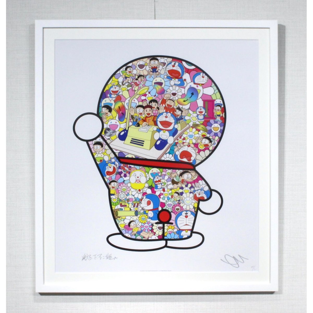 タイムマシンでレッツゴー（版画）村上隆 タイムマシンでレッツゴー （版画）