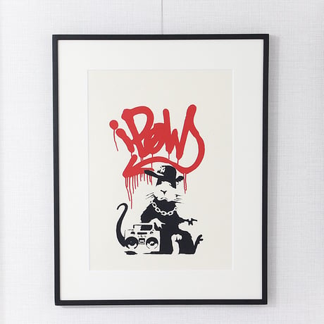Banksy　「GANGSTAR RAT（WCP版)」