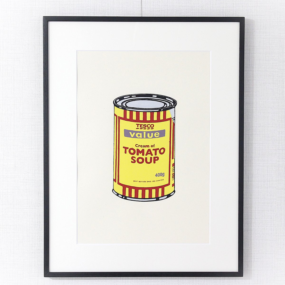 難あり】Banksy バンクシー SoupCans POW ポスター スープ缶 Soup Can