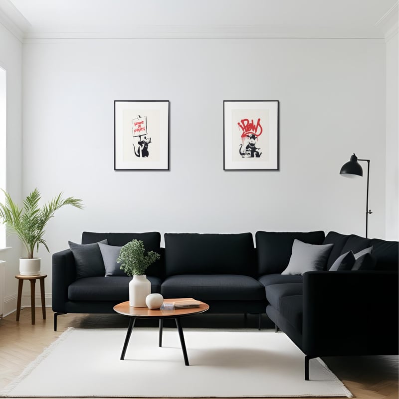 バンクシー 【Because I'm Worthless】エスタンプリトグラフ Banksy 「BECAUSE I AM WORTHLESS（WCP版)」 | 現代アートギャ