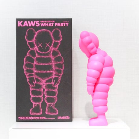 KAWS　「WHAT PARTY　ピンク」