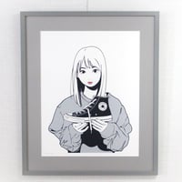 Backside works.　「履かないの？(Black × Black)」