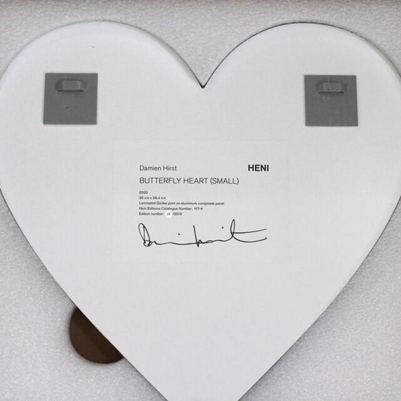 ダミアン・ハースト/Damien Hirst Butterfly heart (small)