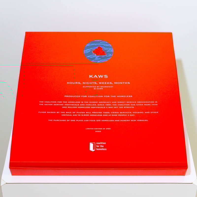 plate by kaws ed250 artware editions