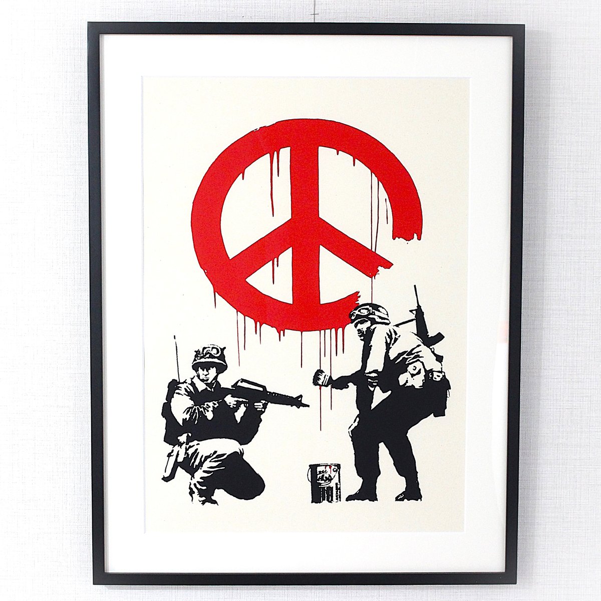 バンクシー Banksy 「CND Soldiers」 インテリア #194 Banksy 「CND SOLDIERS（WCP版)」 | 現代アートギャラリー ARToRI