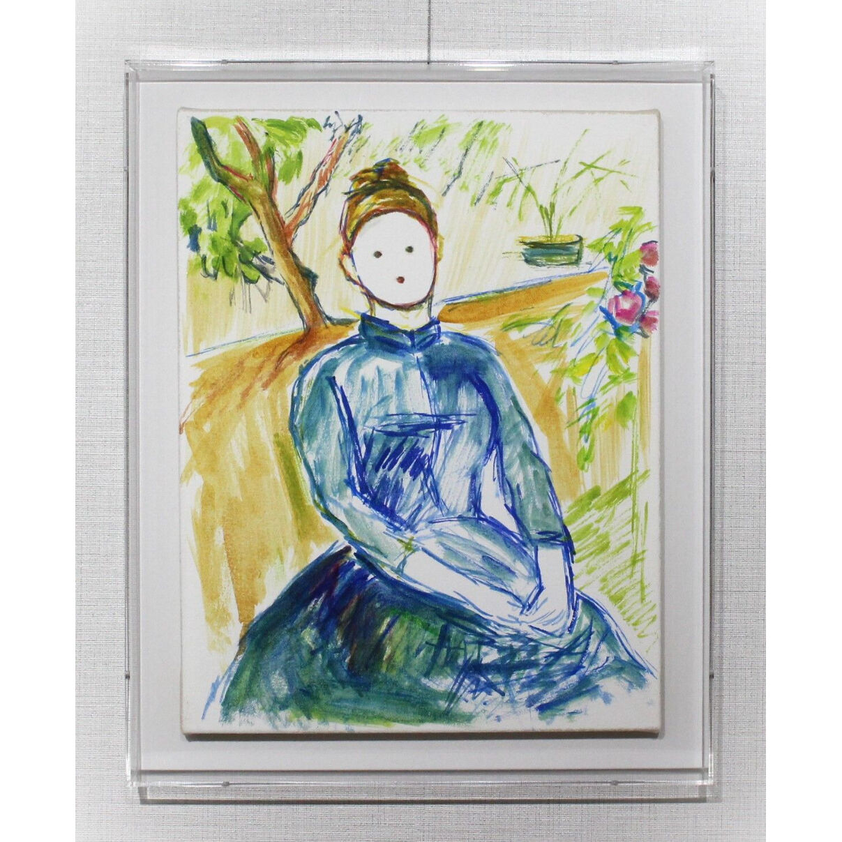 特別価格　飯田美穂　油彩画　キャンバス　フレーム付き　原画 original