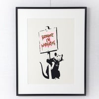 Banksy　　BECAUSE I AM WORTHLESS（WCP版)