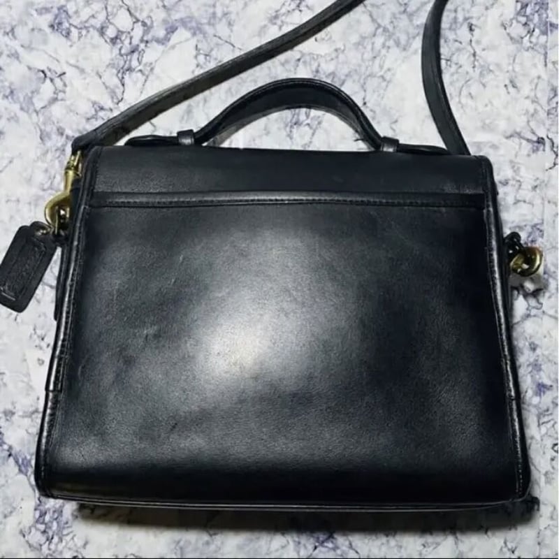 オールドコーチ COACH ショルダーバッグ 黒 ブラック 2way