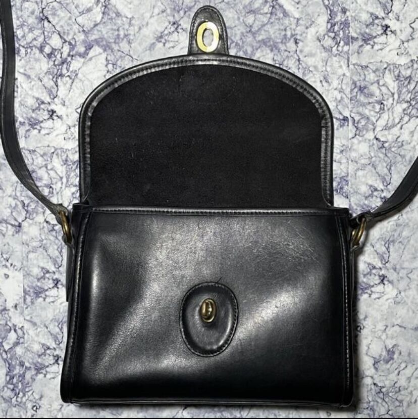 極美品 オールドコーチ OLD COACH ブラック ショルダー USA製 | miharu