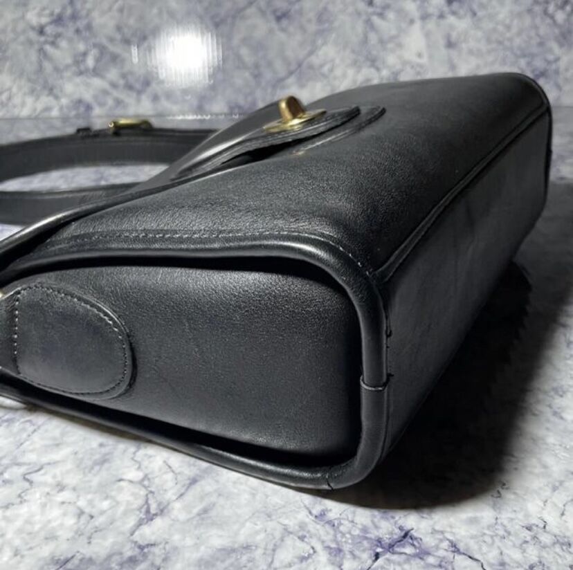 極美品 オールドコーチ OLD COACH ブラック ショルダー USA製 | miharu