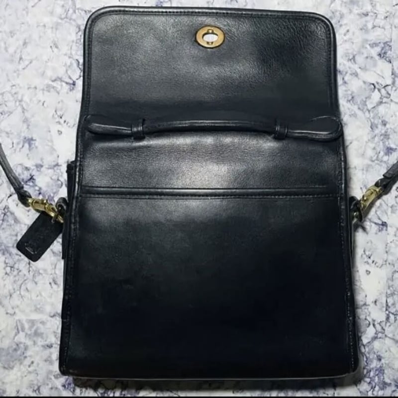 美品】オールドコーチ COACH ショルダーバッグ 黒 ブラック 2way | miharu...