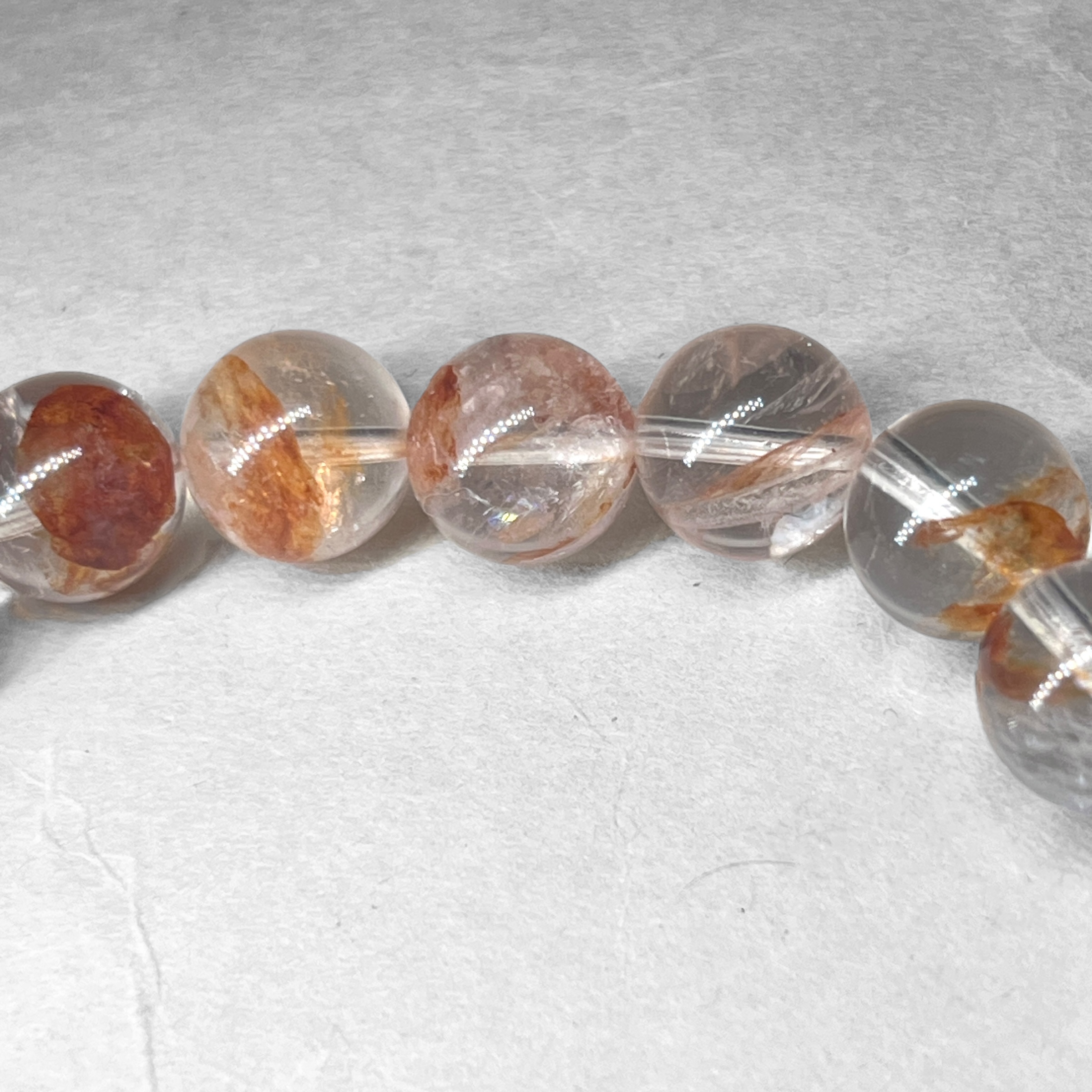 hematite・limonite in quartz tumble / ヘマタイト・リモナイ