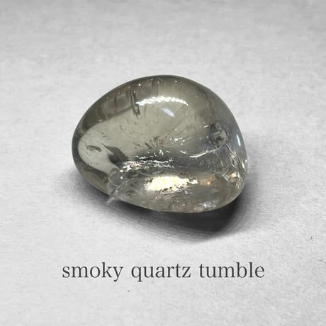 smoky quartz tumble / スモーキークォーツタンブル F ( レインボーあり )