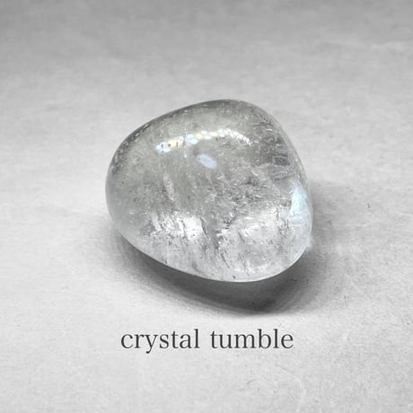 crystal tumble / 水晶タンブル M ( レインボーあり )