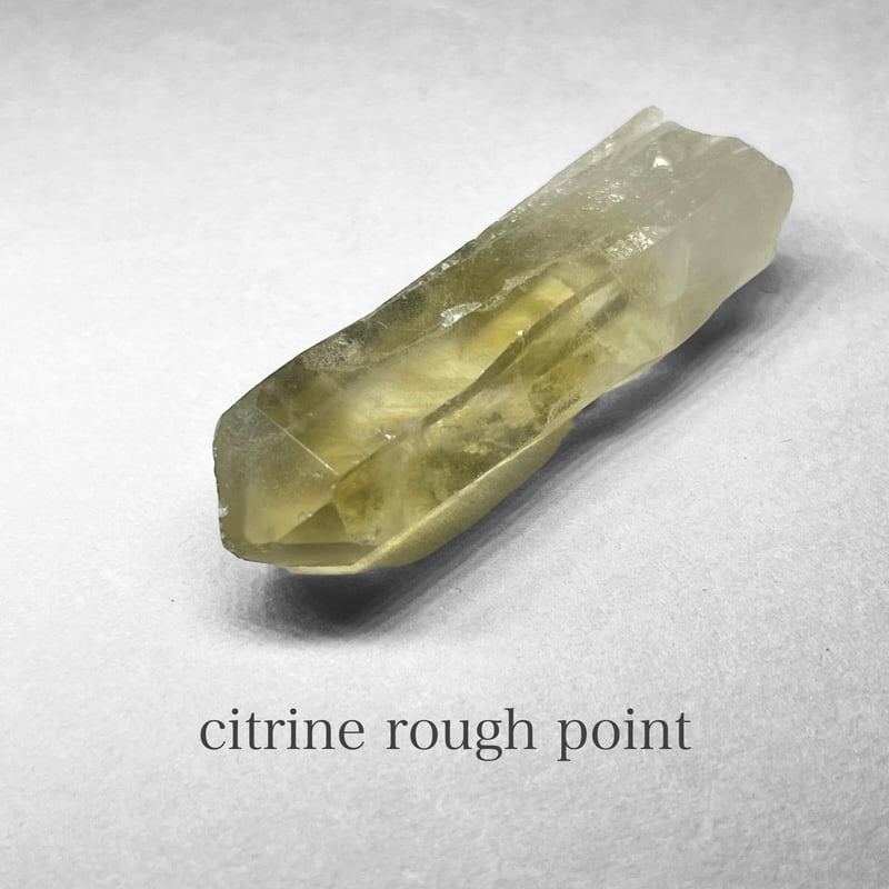 citrine rough point / シトリンラフポイント 2：ファントム | N.st