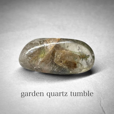 garden quartz tumble / ガーデンクォーツタンブル 4 ( レインボーあり )