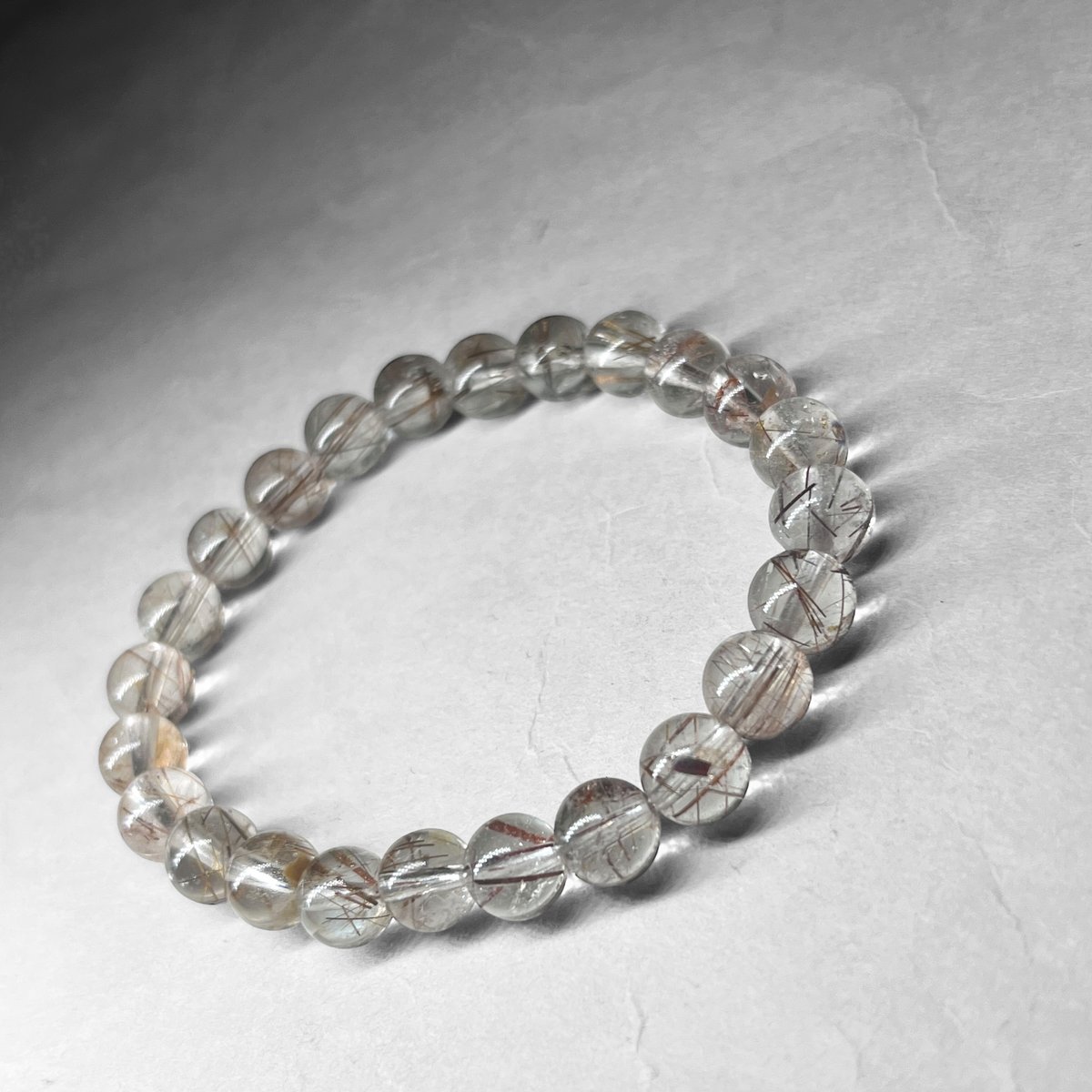 brown rutile quartz bracelet / ブラウンルチルクォーツブレスレッ