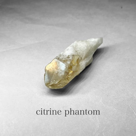 citrine phantom  / シトリンファントム M ( レインボーあり )