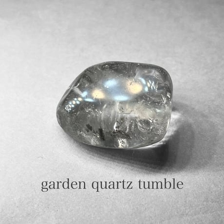 garden quartz tumble / ガーデンクォーツタンブル 9 ( レインボーあり )