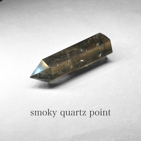 smoky quartz point / スモーキークォーツポイント C ( レインボーあり )