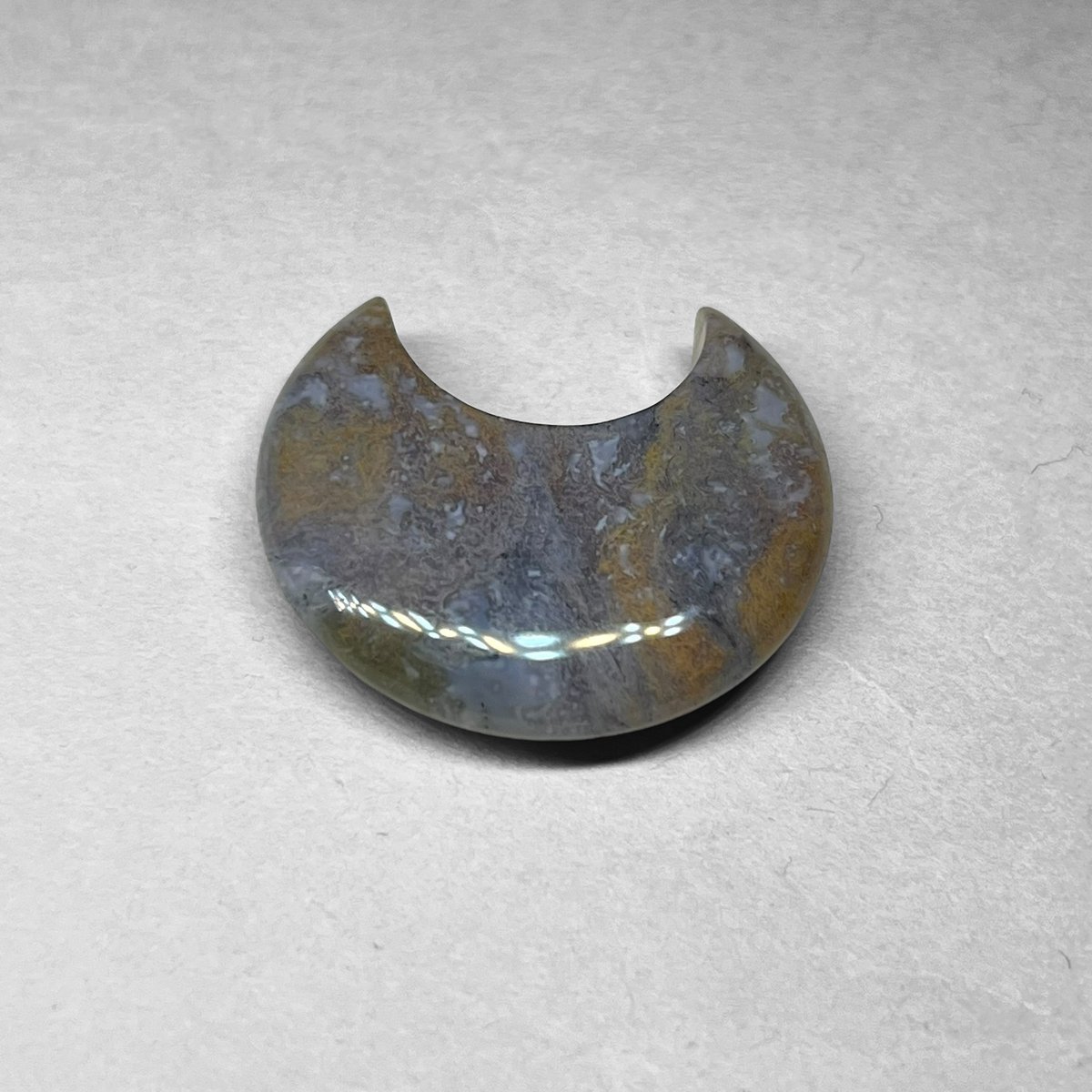 purple moss agate：moon / パープルモスアゲート：月 | N.st
