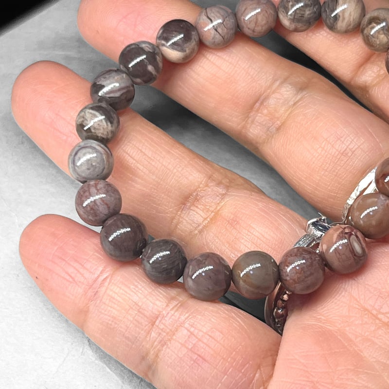 alxa agate bracelet / アラシャンアゲートブレスレット A 7.5mm (