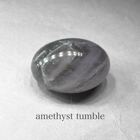 amethyst tumble / アメジストタンブル G ( ドリーム・シェブロンアメジスト・レインボーあり )