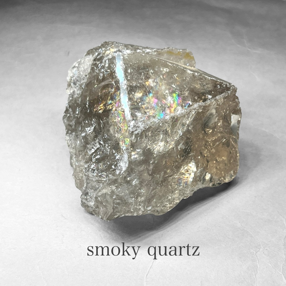 smoky quartz / スモーキークォーツ原石 B ( レインボーあり smoky quartz / スモーキークォーツ原石 B ( レインボーあり