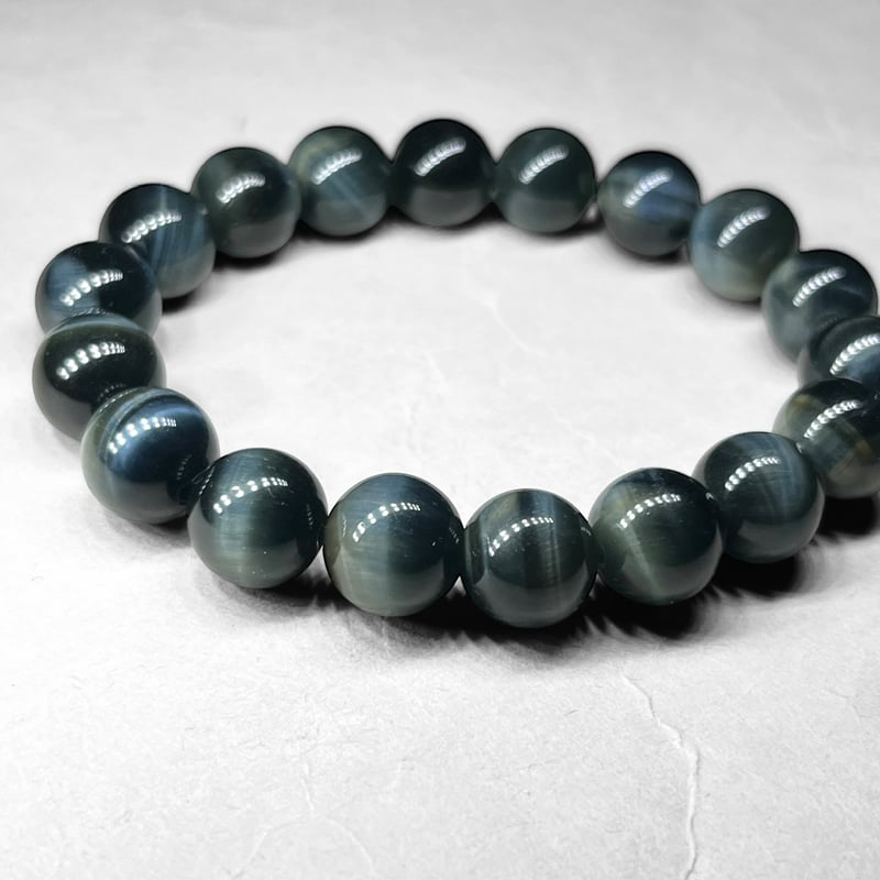 【大玉ウルフ♡】ウルフズアイ ２０ミリ wolf's eye bracelet / ウルフアイブレスレット 10mm | N.st