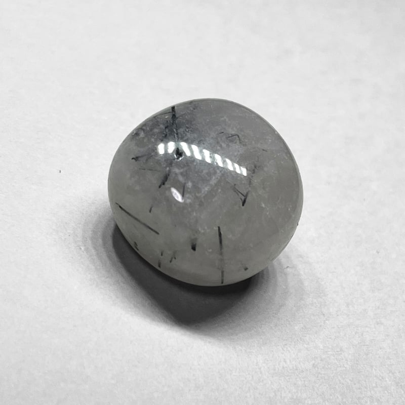 ブラックトルマリンインクォーツ 丸玉 25㍉ ブラックトルマリンイン