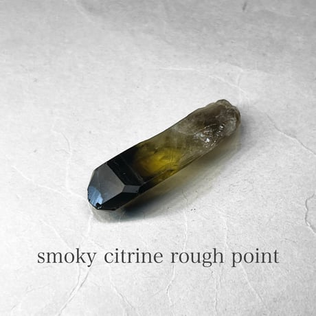 smoky citrine rough point：time link / スモーキーシトリンラフポイント 6：タイムリンク