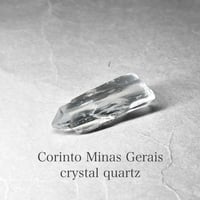 Corinto Minas Gerais crystal：storation / ミナスジェライス州コリント産水晶 21：ストレーション 透明度AA