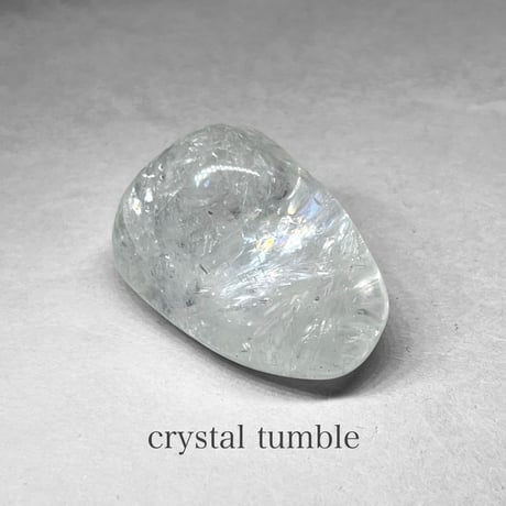 crystal tumble / 水晶タンブル N ( レインボーあり )