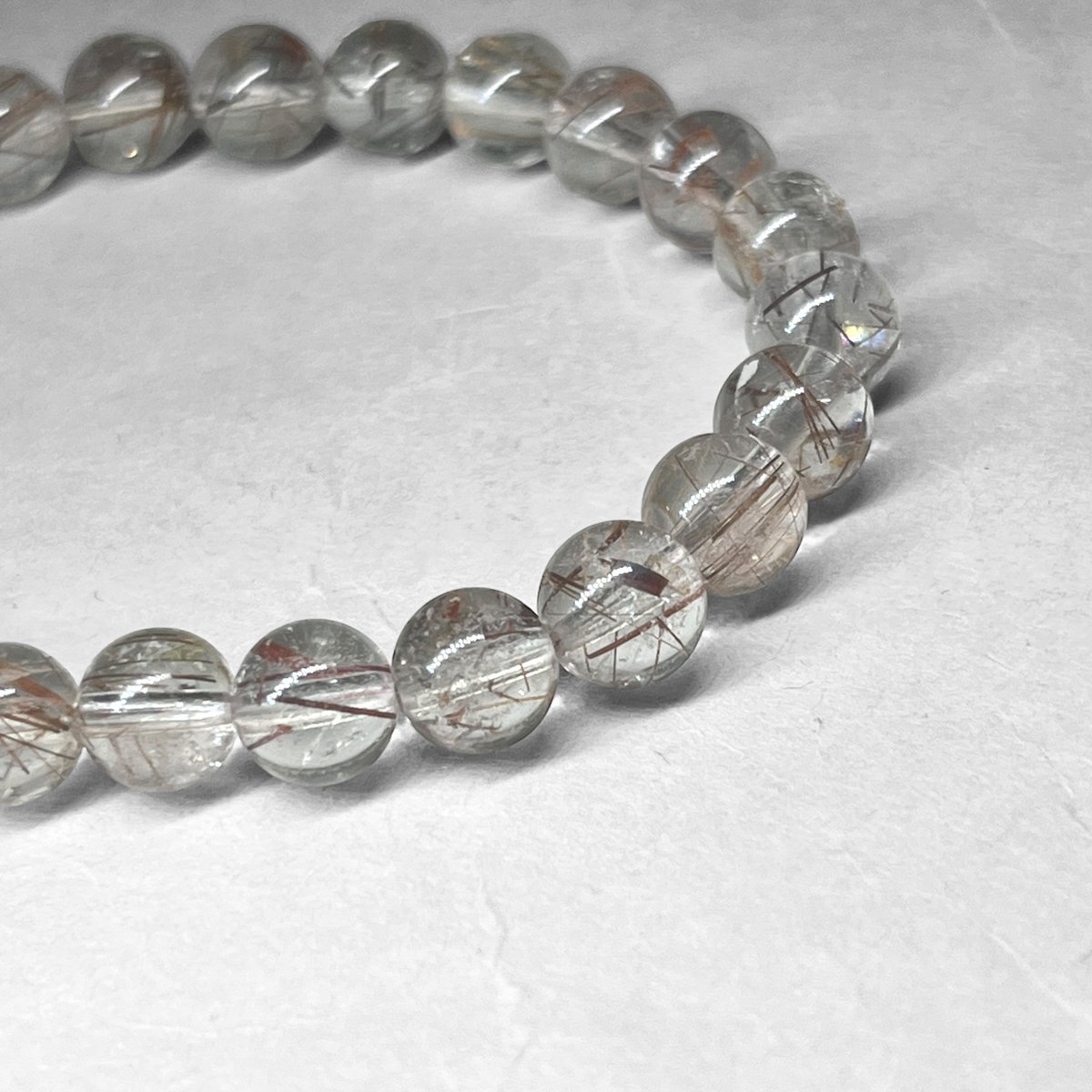 brown rutile quartz bracelet / ブラウンルチルクォーツブレスレッ