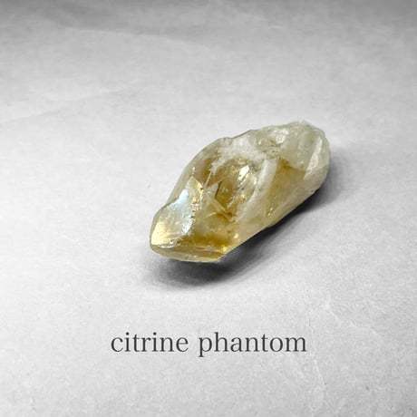 citrine phantom  / シトリンファントム L ( レインボーあり )