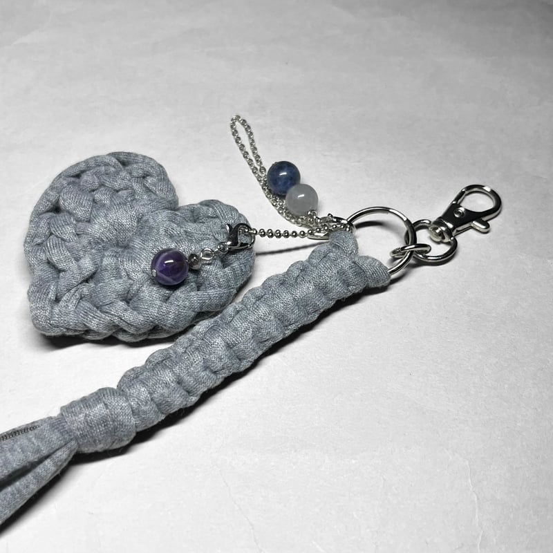 T-shirt yarn keychain 12 / Tシャツヤーンキーホルダー 12