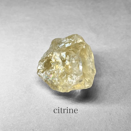 Citrine / シトリン原石 7 ( レインボーあり )