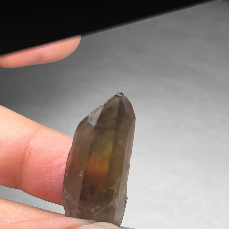 smoky citrine rough point：DT・timelink・phantom line / スモーキー