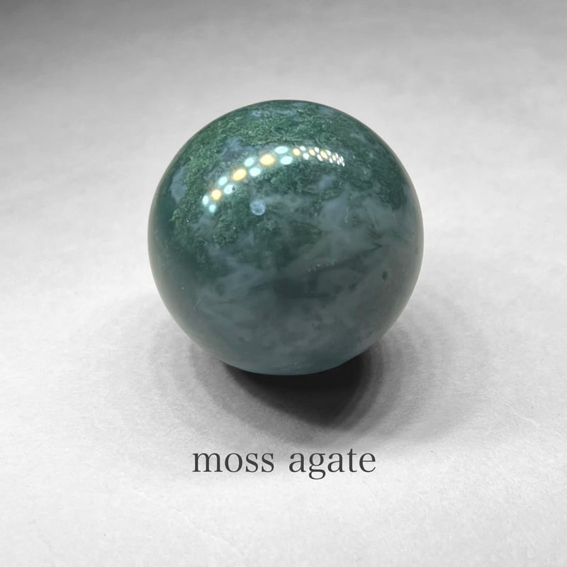 moss agate sphere / モスアゲートスフィア | N.st