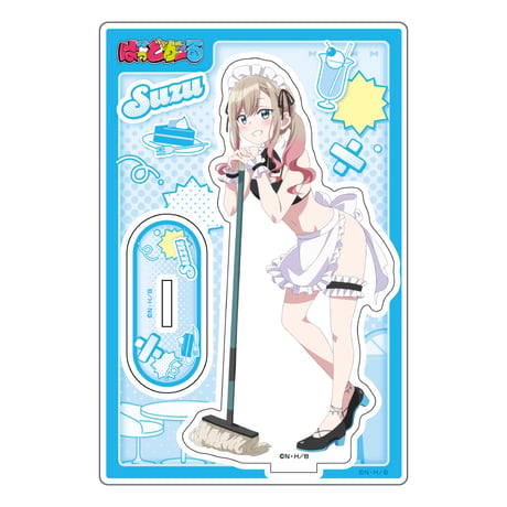 ばっどがーる　描き下ろしアクリルスタンド （涼風涼／メイド水着）