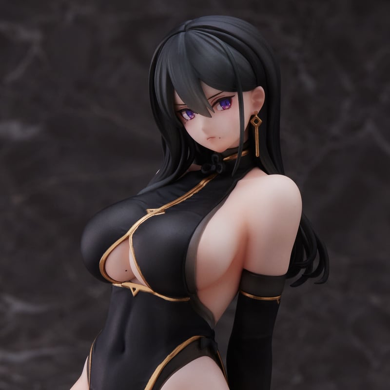 ★【国内正規品&美品❗️】 ハヤブサイラスト 黒チャイナさん ノンスケール ★ 61-teN6tJlL._UF894,1000_QL80_.jpg
