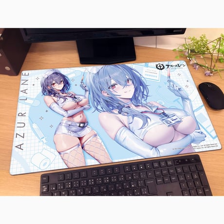 アズールレーン　描き下ろしラバーマット （ピッツバーグ／ナース）