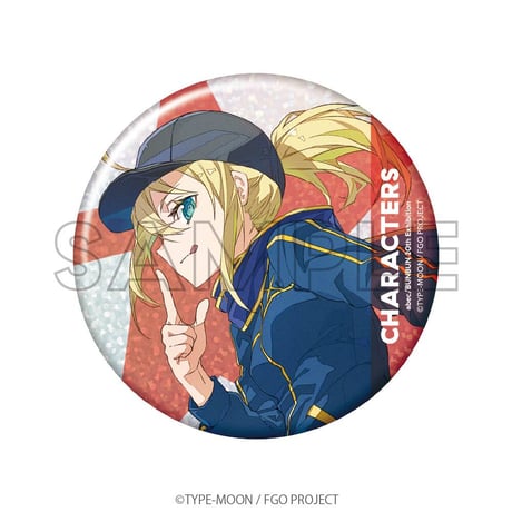 abec/BUNBUN 20th Exhibition CHARACTERS BIGキラキラ缶バッジ 『Fate/Grand Order』謎のヒロインX