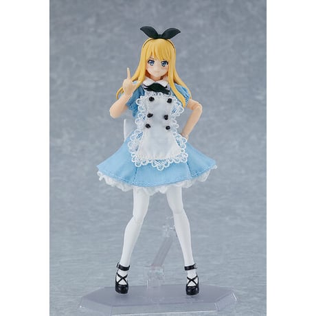 figma Styles 女性body(アリス)with ワンピース+エプロンコーデ