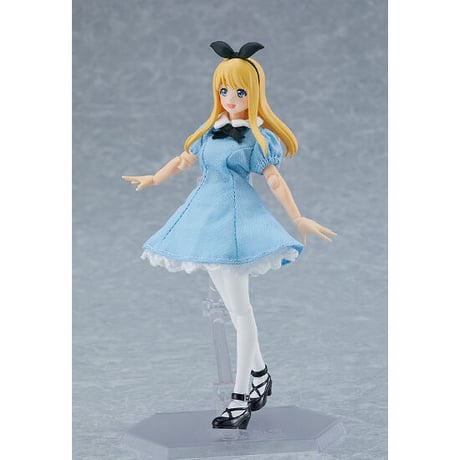 figma Styles 女性body(アリス)with ワンピース+エプロンコーデ