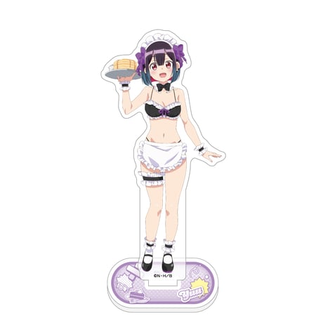 ばっどがーる　描き下ろしアクリルスタンド （優谷優／メイド水着）