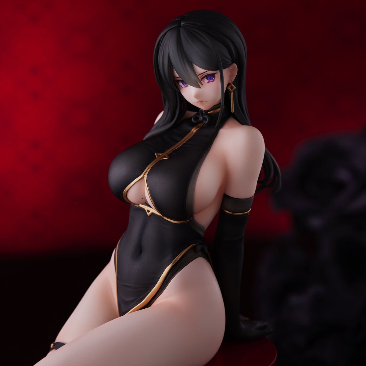 ★【国内正規品&美品❗️】 ハヤブサイラスト 黒チャイナさん ノンスケール ★ ハヤブサイラスト 黒チャイナさん | アニメGo-アニメグッズの通販