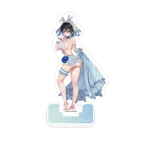 バニーガーデン　描き下ろしアクリルスタンド （美羽香／バニーウエディング水着）