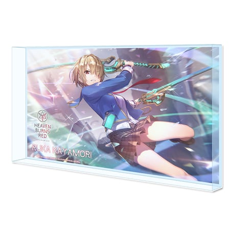 ヘブンバーンズレッド　BIGアクリルブロック【茅森月歌】