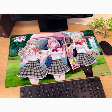 わたしが恋人になれるわけないじゃん、ムリムリ! （※ムリじゃなかった!?）　描き下ろしラバーマット （制服）